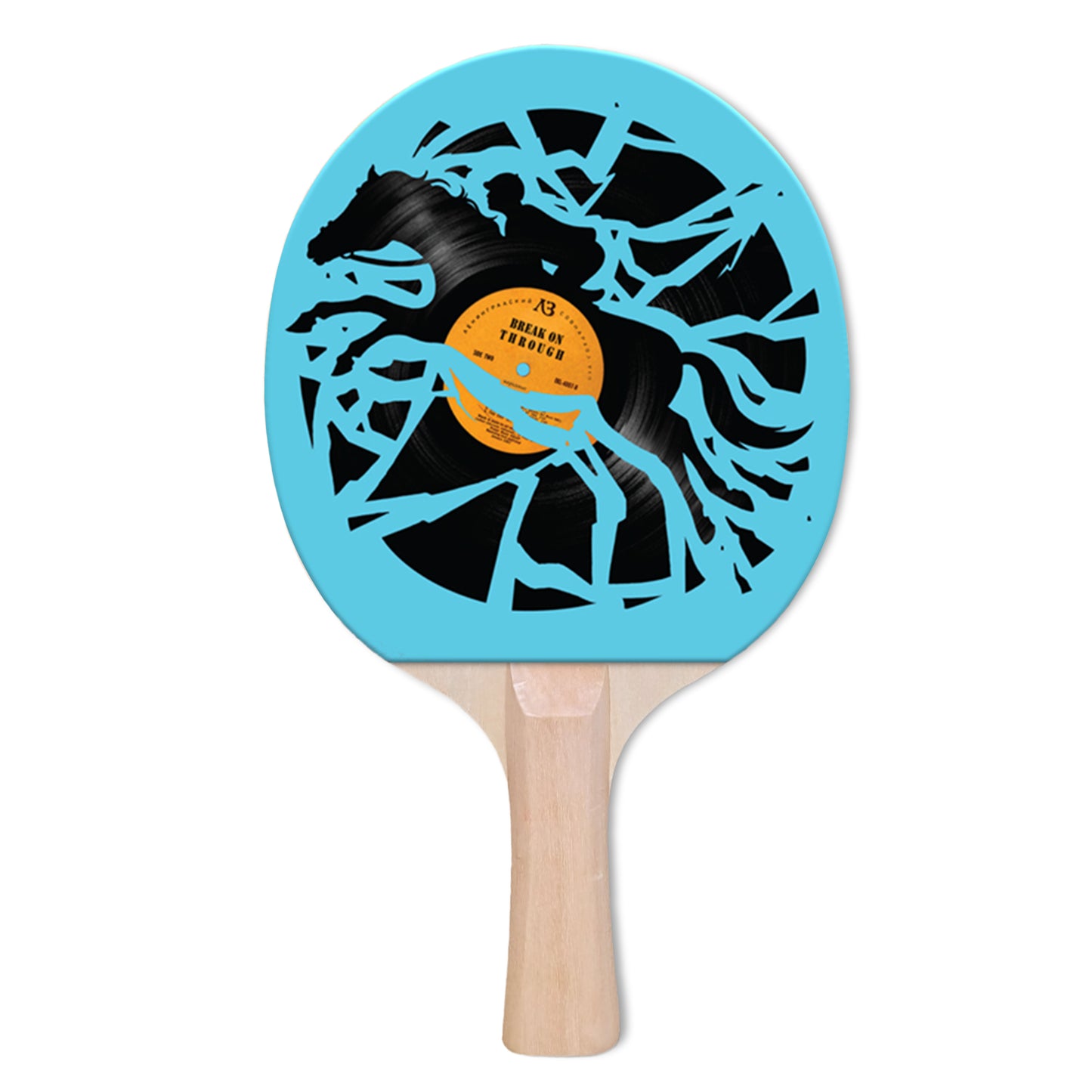Disc Jockey Designer Ping Pong Paddle