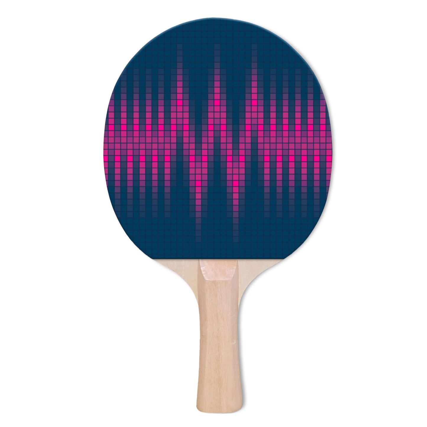 Geometric Wave Designer Ping Pong Paddle