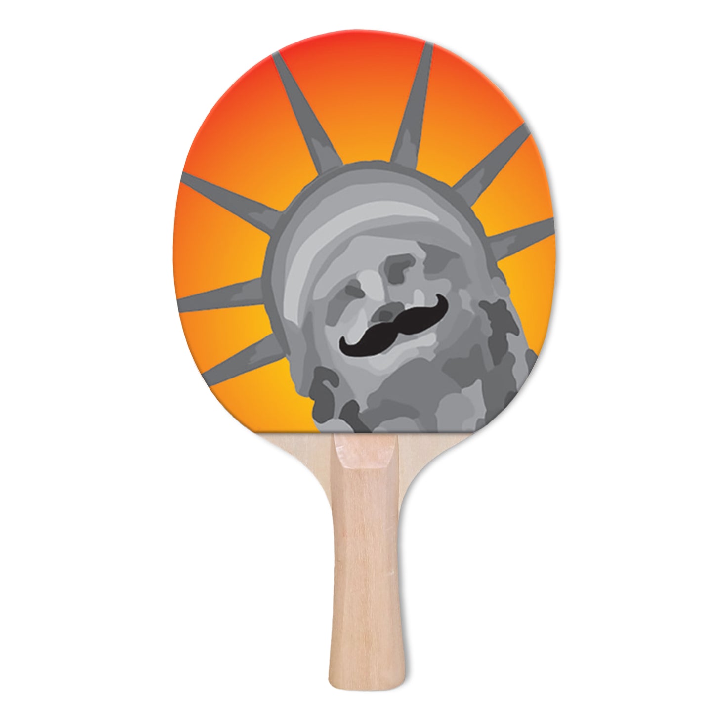 Incognito Lady Liberty Ping Pong Paddle