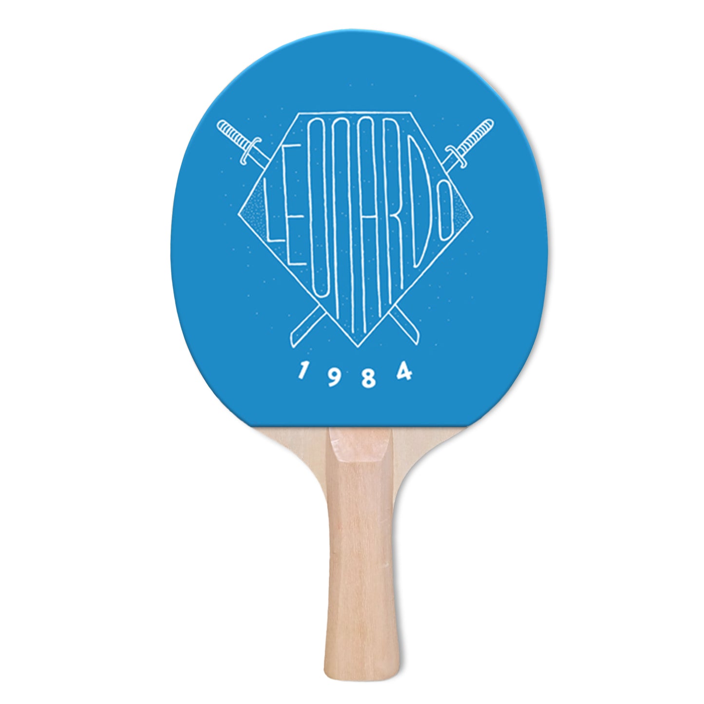 Ninja Leo Designer Ping Pong Paddle