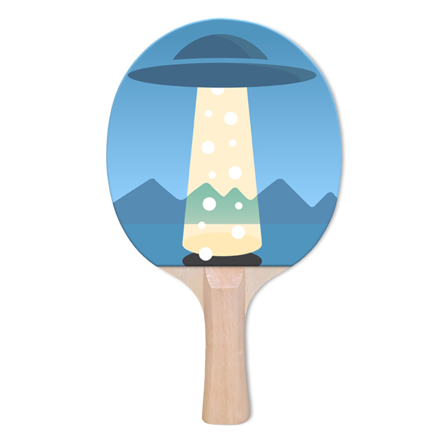 Space Vacuum Designer Ping Pong Paddle