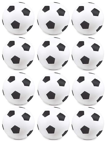 1-Star Soccer-Themed Ping Pong Balls