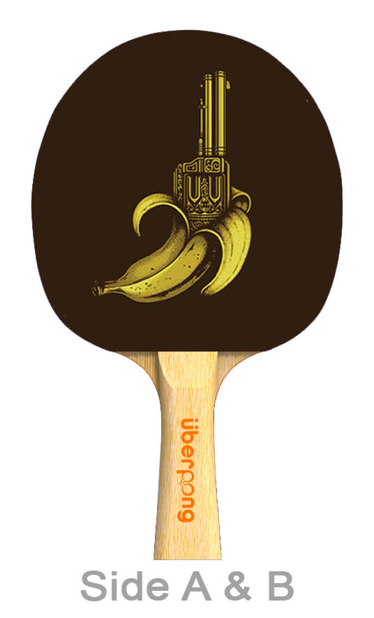 Banana Gun Designer Ping Pong Paddle