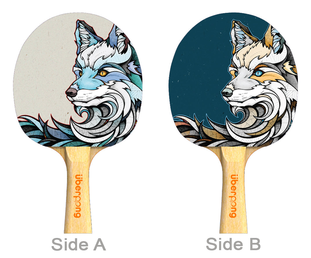 Bambule Wolf Designer Ping Pong Paddle