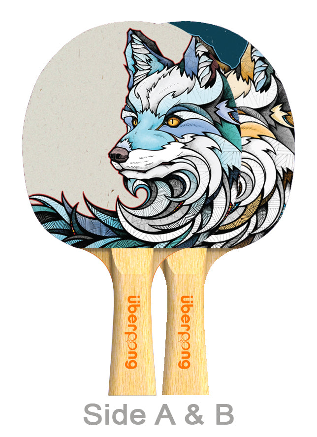 Bambule Wolf Designer Ping Pong Paddle