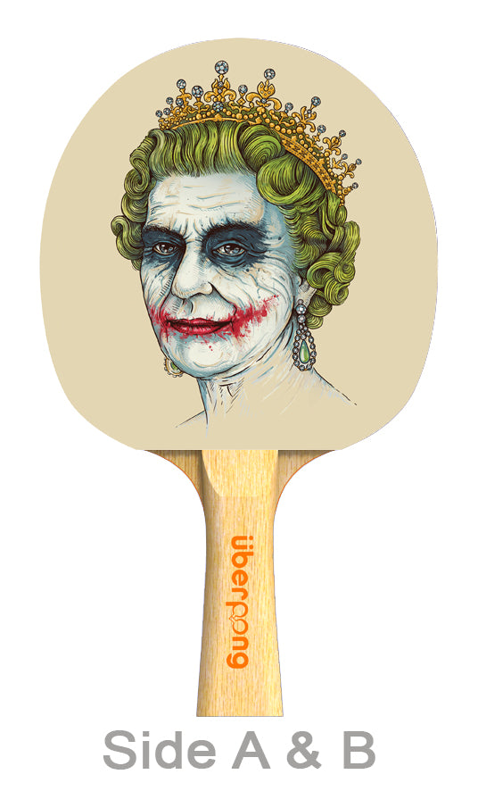 God Save Designer Ping Pong Paddle