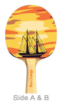 Light my Way Designer Ping Pong Paddle