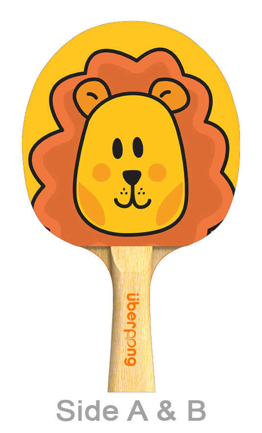 Little Lion Designer Ping Pong Paddle