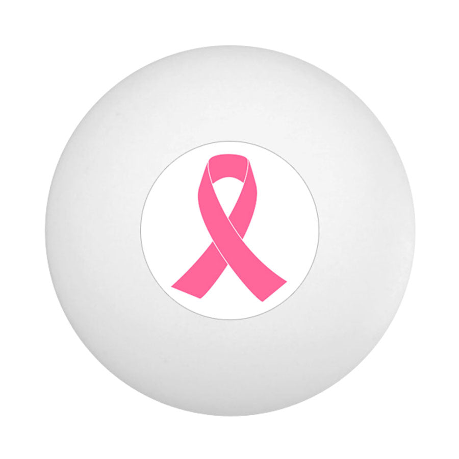 Pink Ribbon Ping Pong Ball