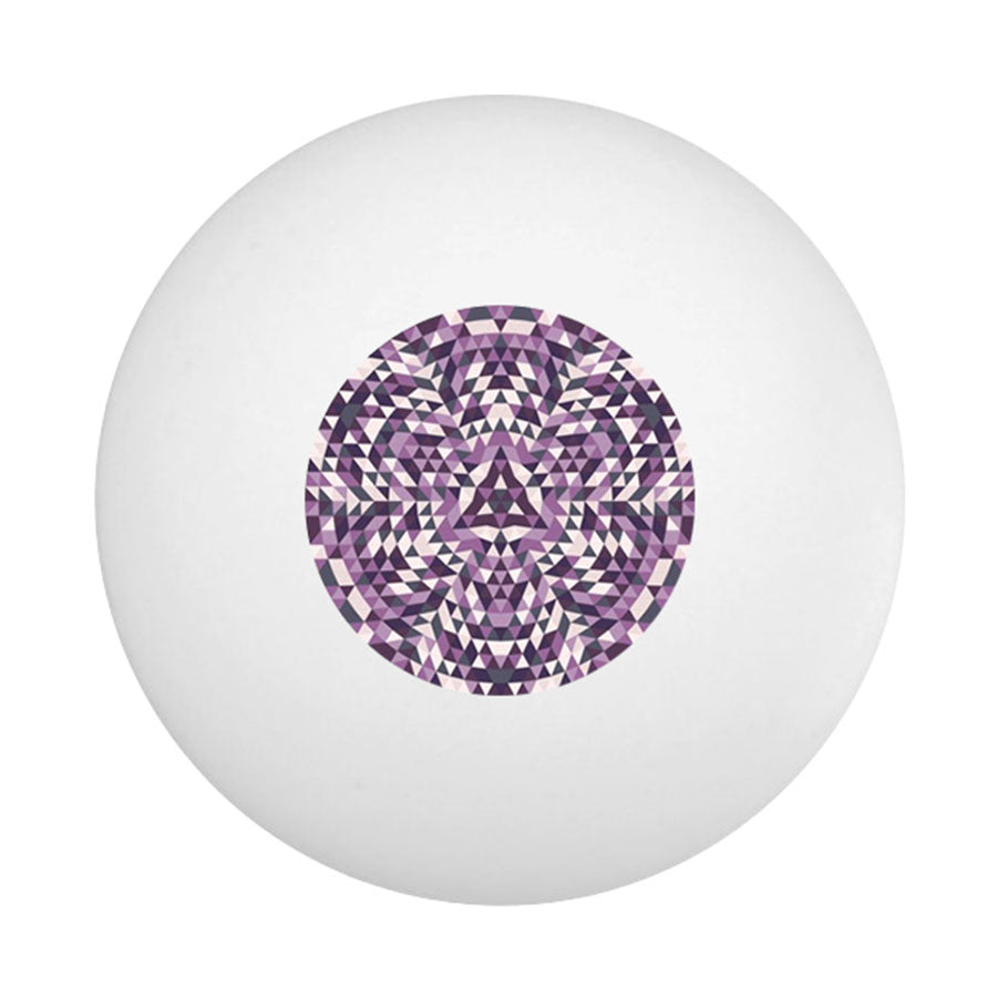 Purple Kaleidoscope Ping Pong Ball