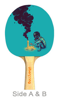 Sandmade Designer Ping Pong Paddle