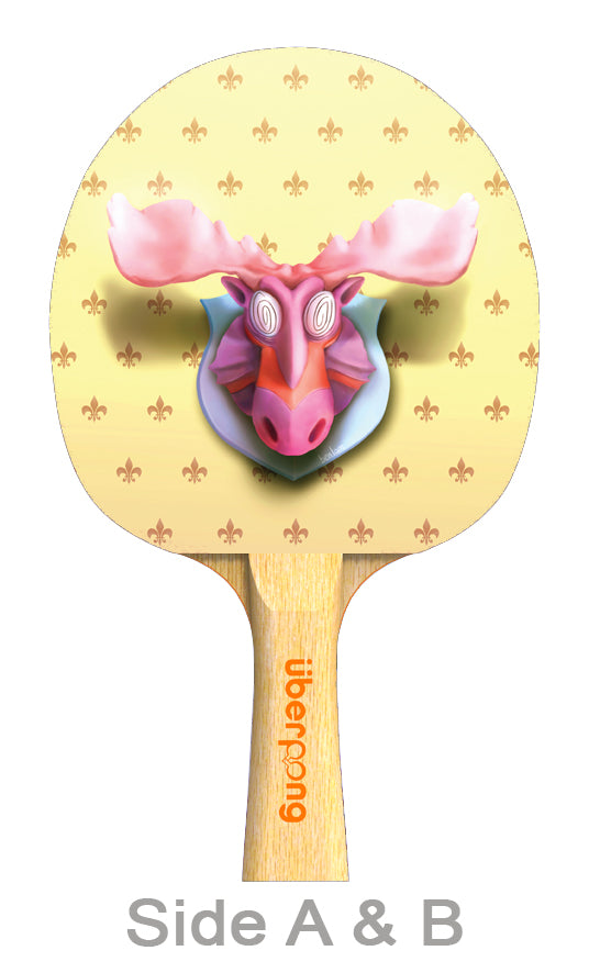 The Moose Designer Ping Pong Paddle
