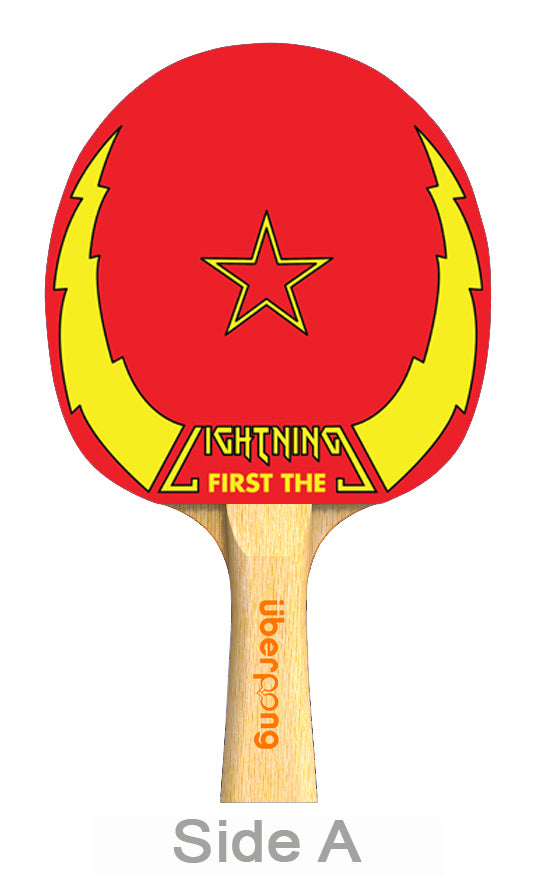 Thunderbolt & Lightning Designer Ping Pong Paddle