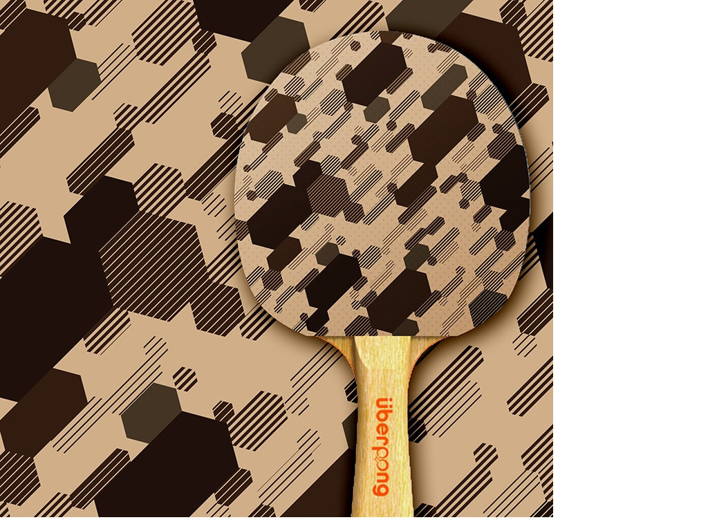 UberCamo Designer Ping Pong Paddle