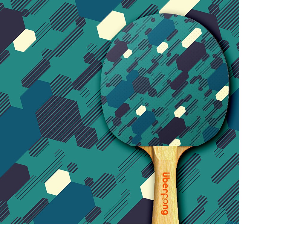 UberCamo Designer Ping Pong Paddle