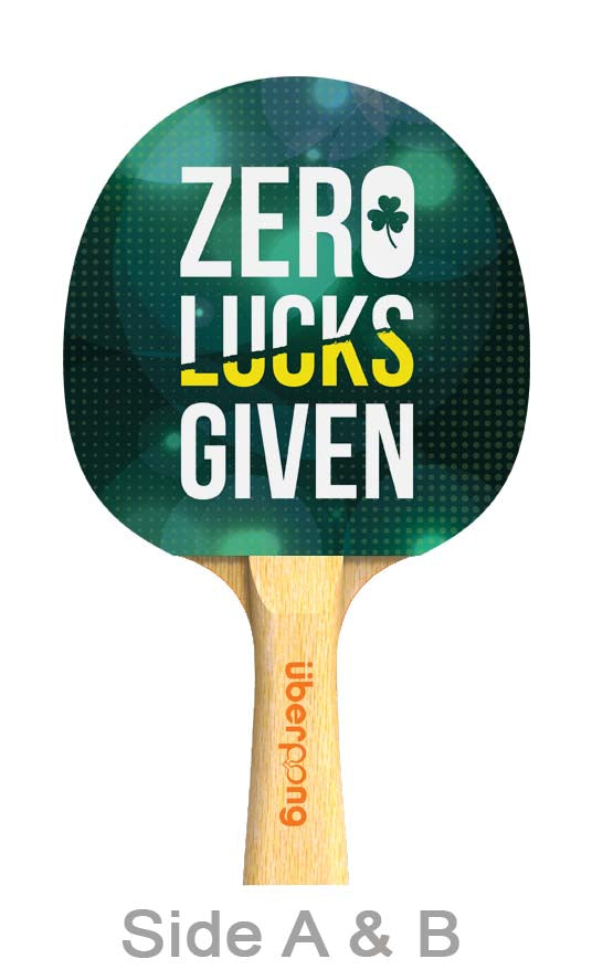 St Pattys Day Designer Ping Pong Paddle