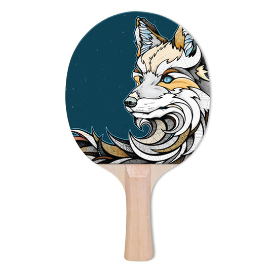 Bambule Wolf Designer Ping Pong Paddle