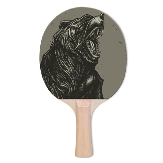 Bear Designer Ping Pong Paddle