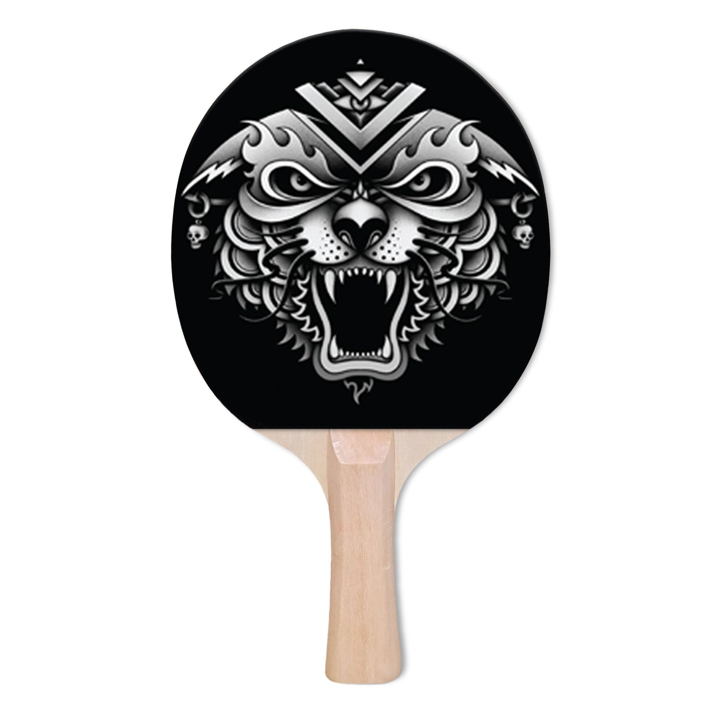 Bobcat Bobtail Designer Ping Pong Paddle