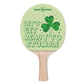 St Pattys Day Designer Ping Pong Paddle