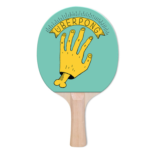 Hand of  Designer Ping Pong Paddle