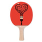 Heart Stroke Designer Ping Pong Paddle