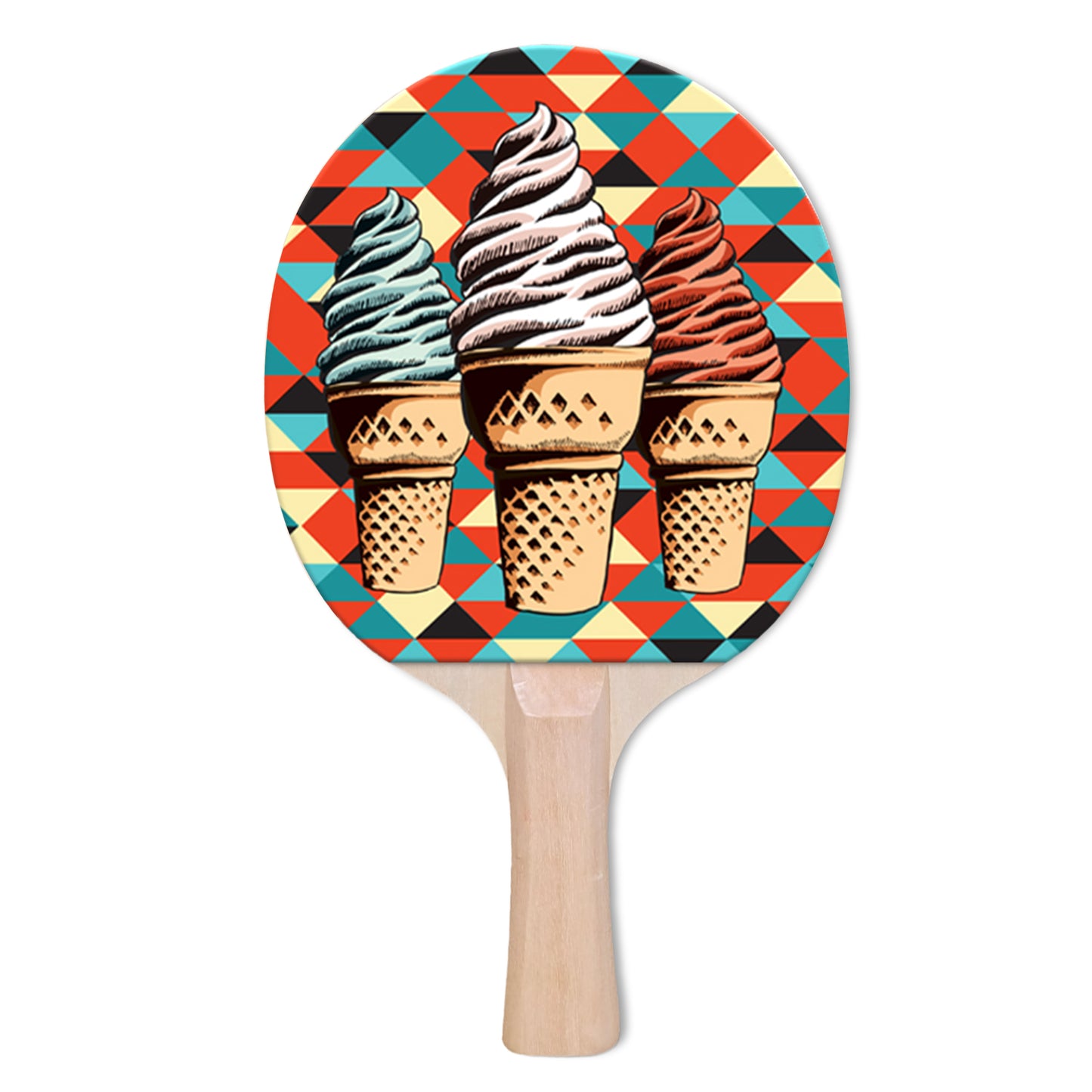 Ice Cream Nation Designer Ping Pong Paddle