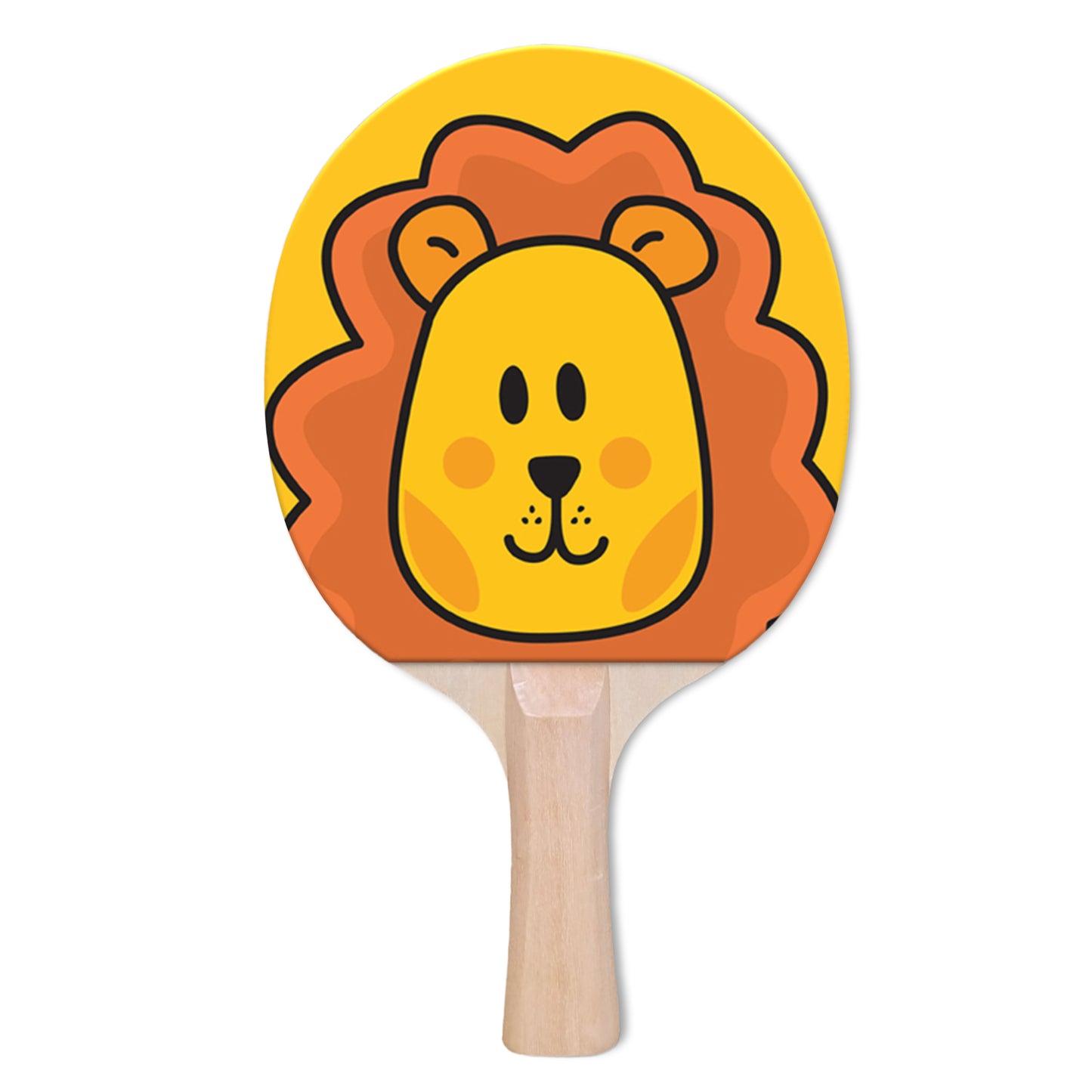 Little Lion Designer Ping Pong Paddle