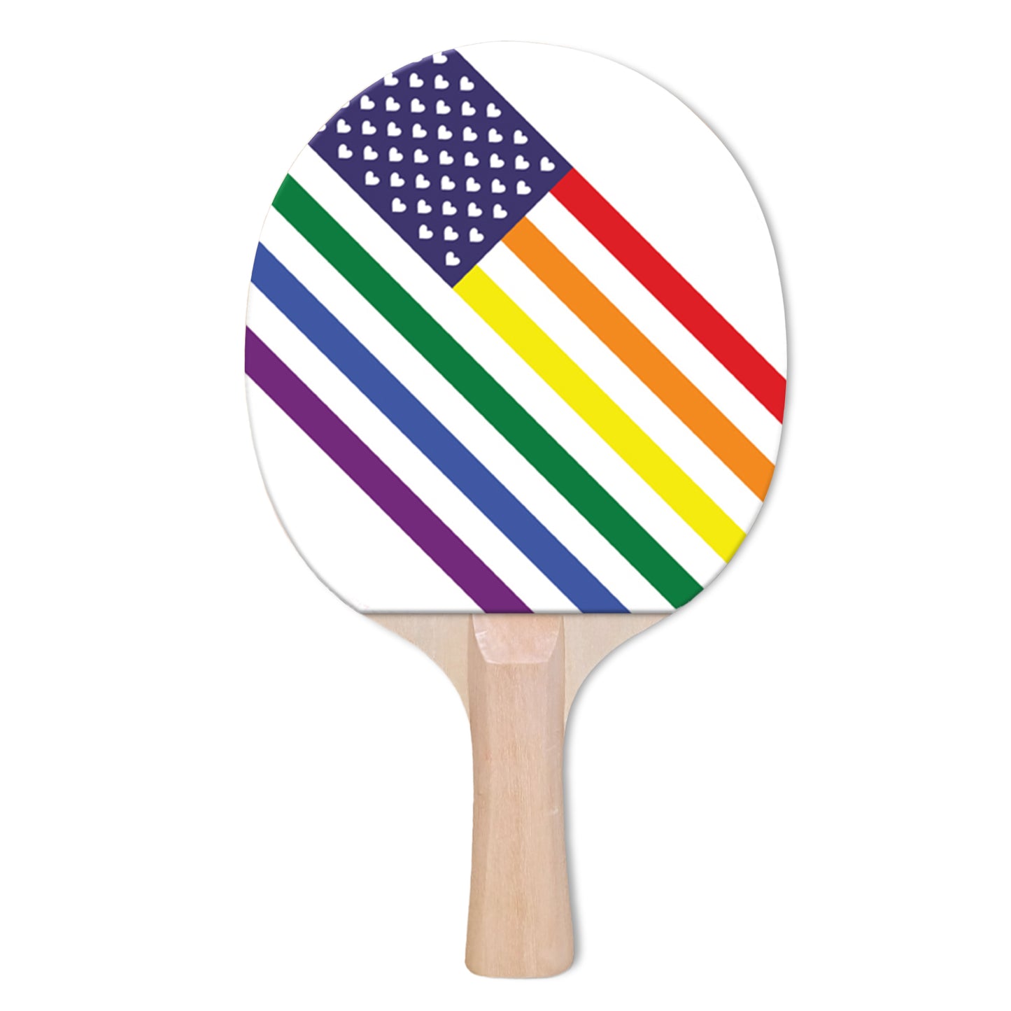 Love Wins Designer Ping Pong Paddle