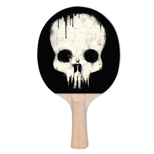 Paint It Black Designer Ping Pong Paddle