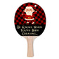 Christmas Designer Ping Pong Paddle