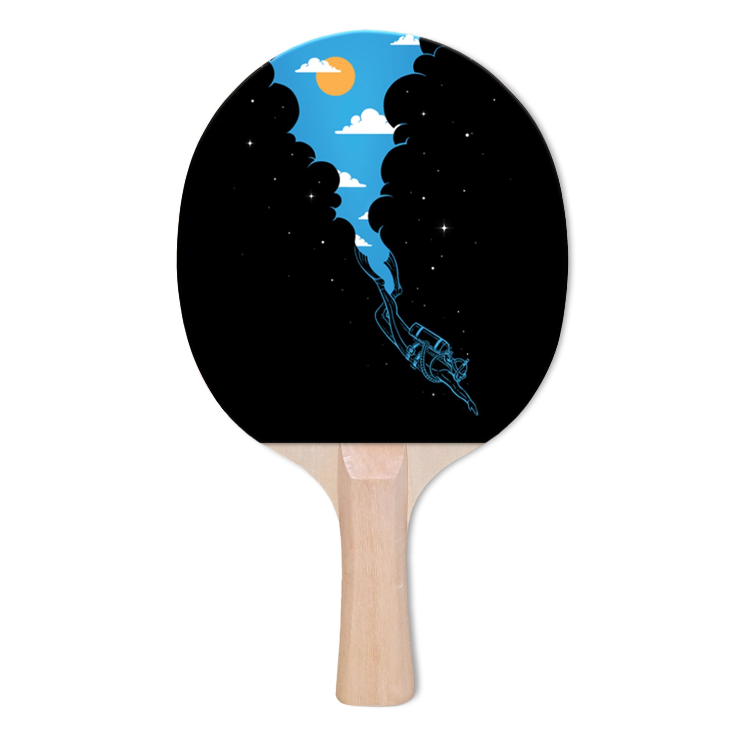 Skydiver Designer Ping Pong Paddle