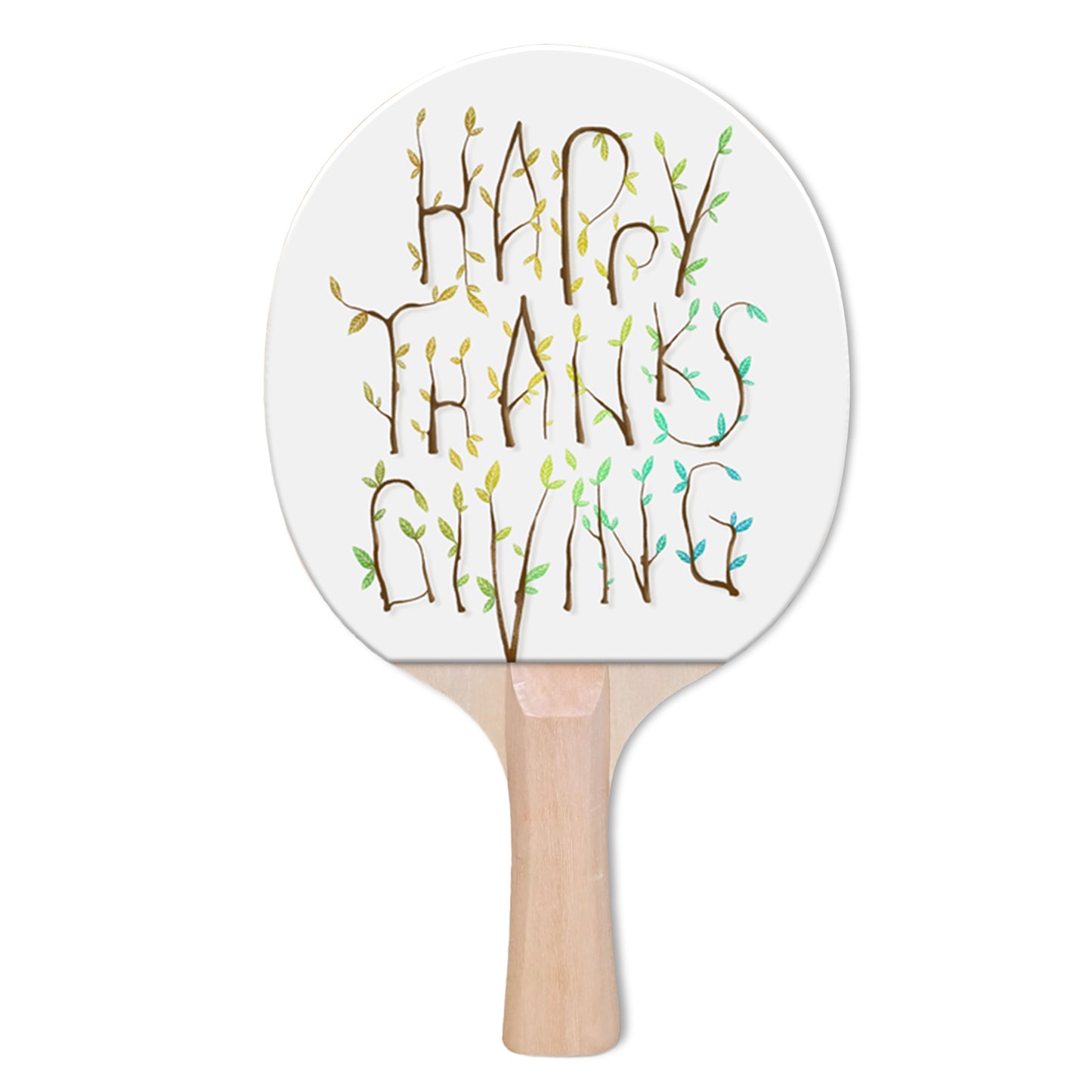 Thanksgiving Designer Ping Pong Paddle