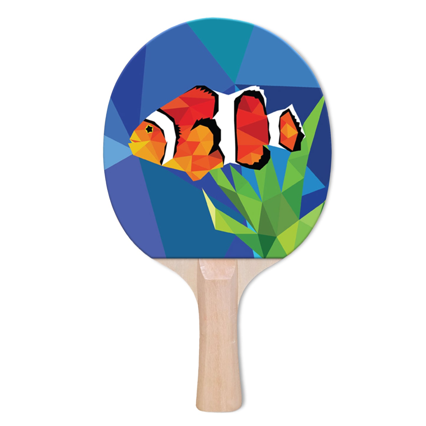 Three Verti-Seas Designer Ping Pong Paddle