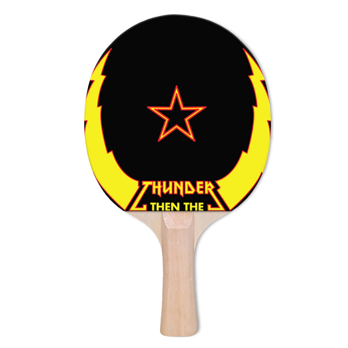 Thunderbolt & Lightning Designer Ping Pong Paddle