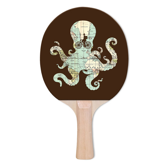 World Traveler Designer Ping Pong Paddle