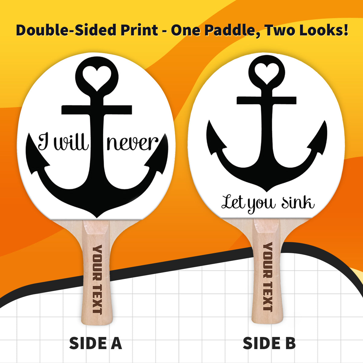 Anchora Designer Ping Pong Paddle