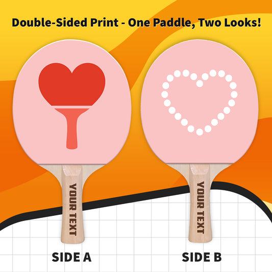 Paddle Love Designer Ping Pong Paddle