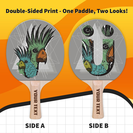 Rockatoo Designer Ping Pong Paddle