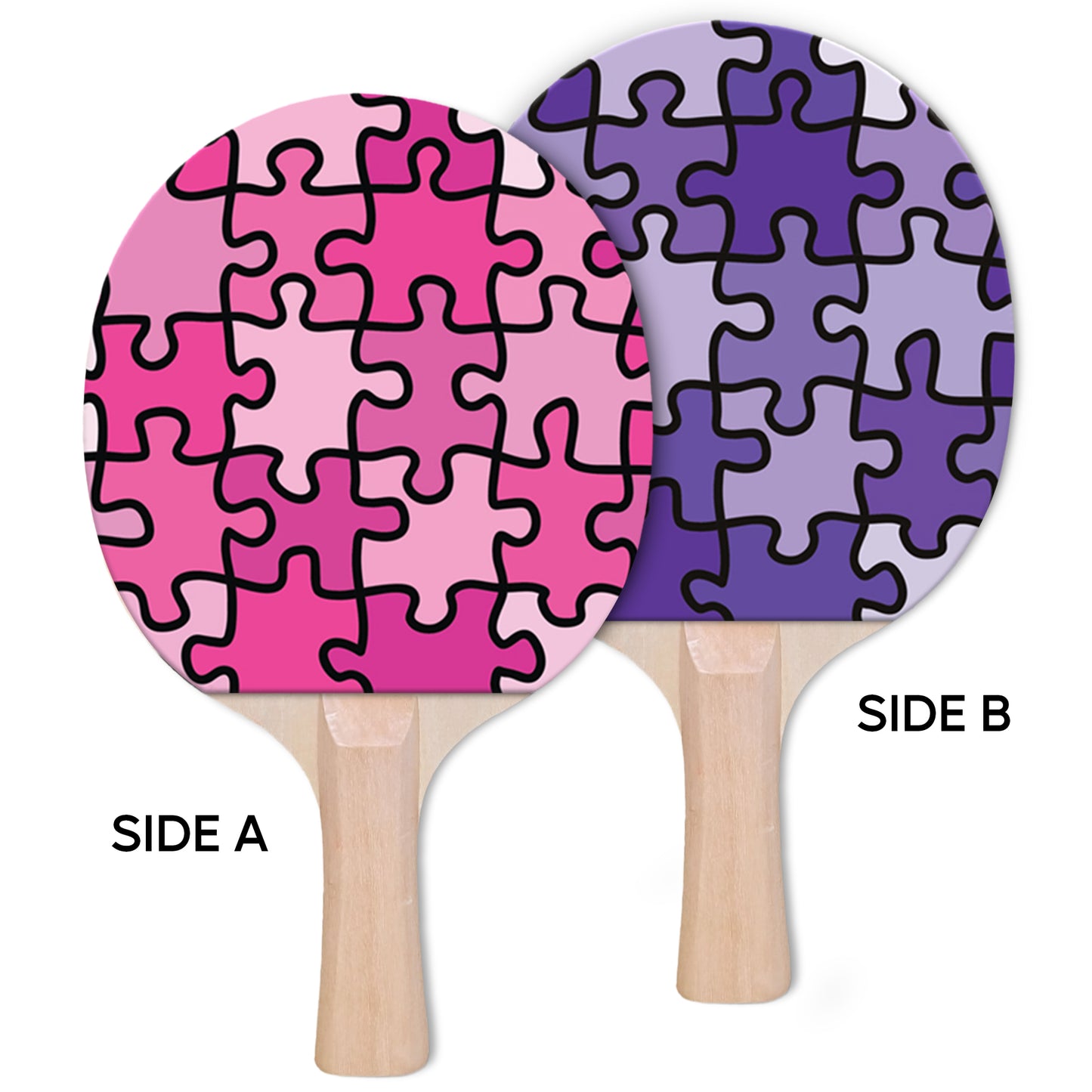 Jigsaw Designer Ping Pong Paddle