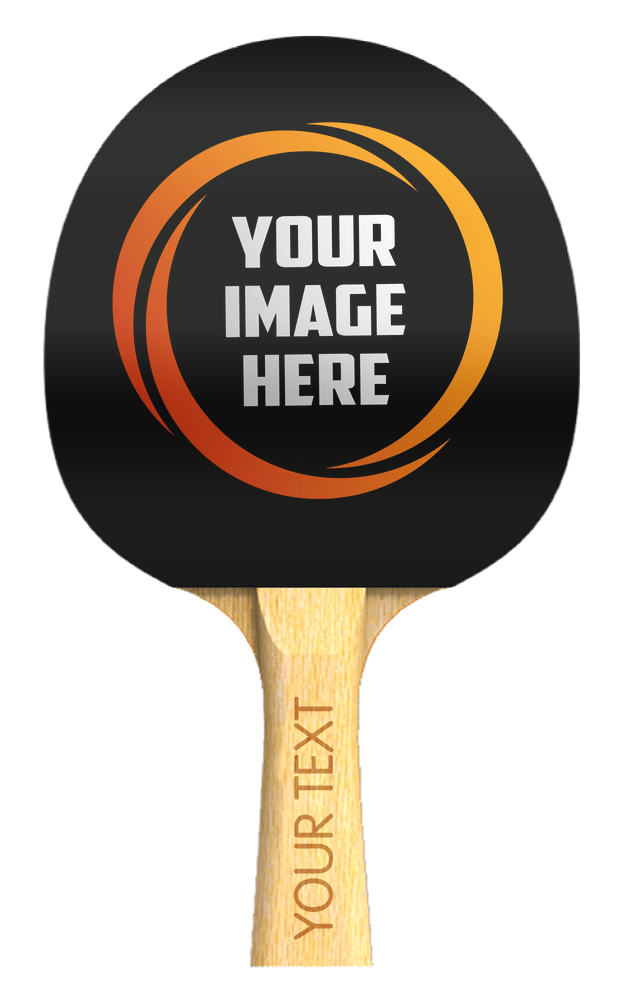 Custom Ping Pong Paddle - Personalized and Engraved - Side B View