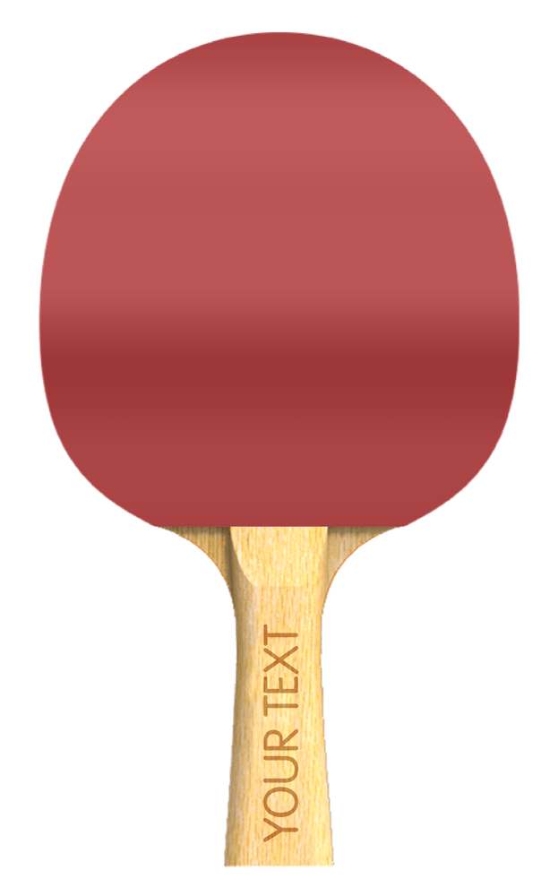 Custom Ping Pong Paddle - Personalized and Engraved - Side B View