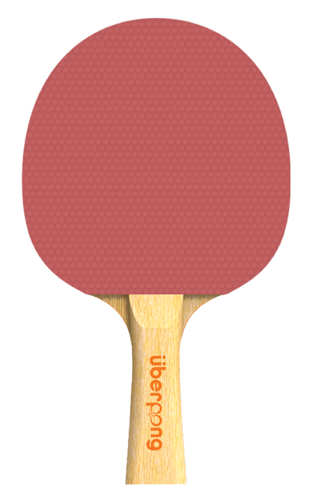 Custom Ping Pong Paddle - Personalized and Engraved - Side B View