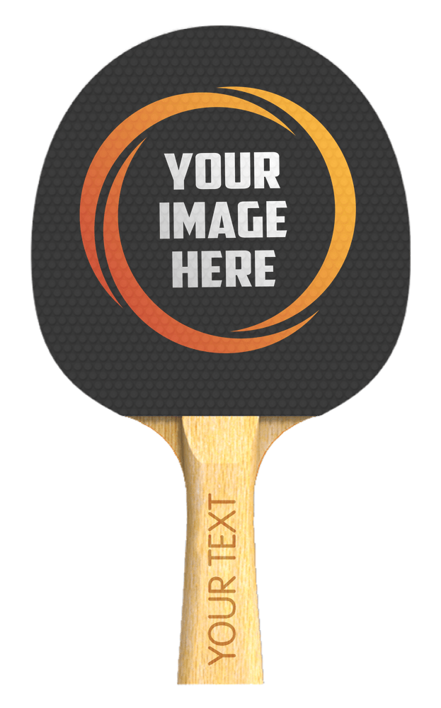 Custom Ping Pong Paddle - Personalized and Engraved - Side A View