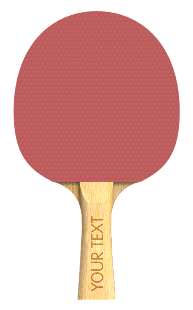 Custom Ping Pong Paddle - Personalized and Engraved - Side B View