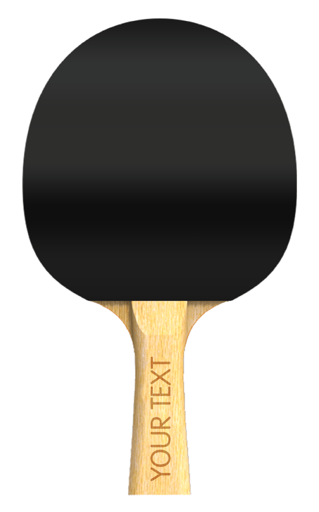 Custom Ping Pong Paddle - Personalized and Engraved - Side B View