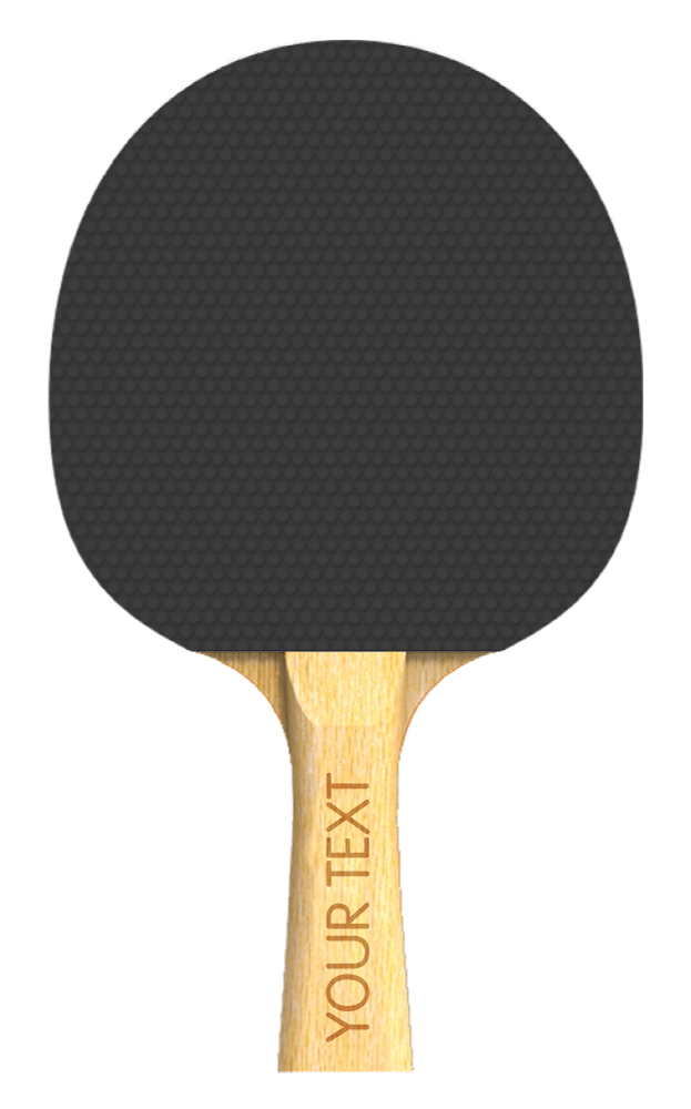 Custom Ping Pong Paddle - Personalized and Engraved - Side B View