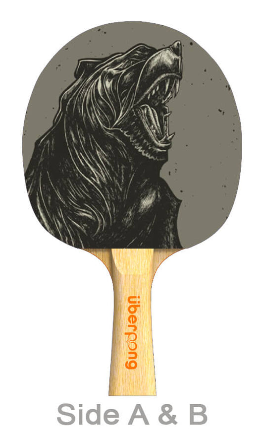 Bear Designer Ping Pong Paddle