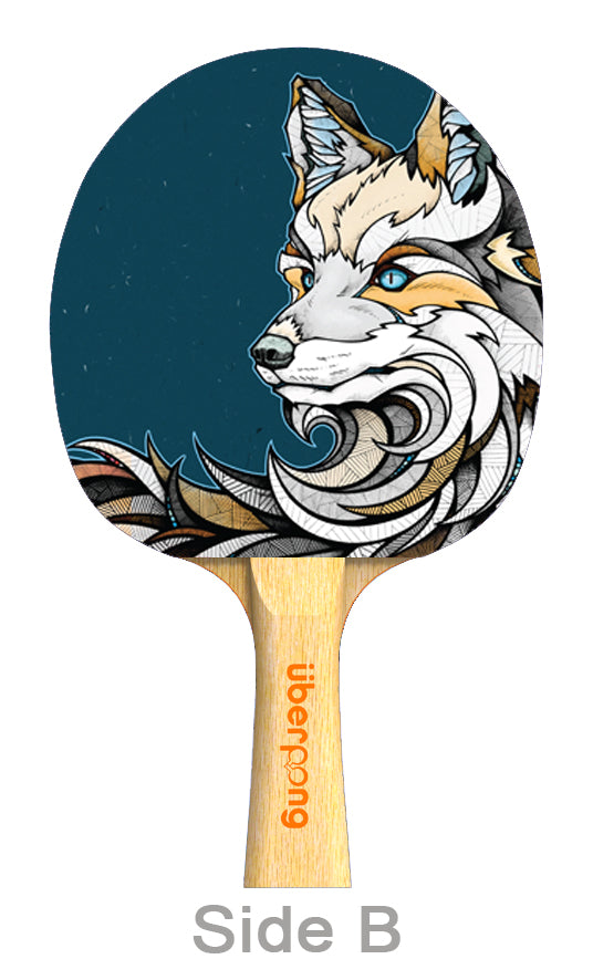 Bambule Wolf Designer Ping Pong Paddle
