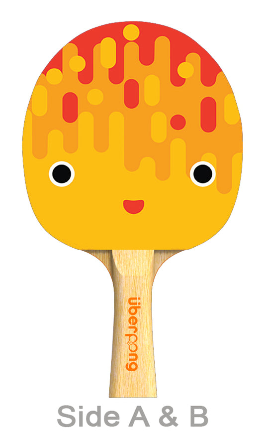 Calcifer Designer Ping Pong Paddle